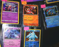 Pokemon TRADING CARD LOT all HOLO RARES AND REVERSE Holos Over 200 Cards - Image 2