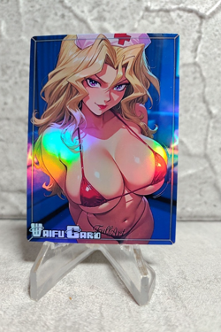 Mai Valentine Trading Card Waifu Goddess Story Anime Girl holo Karte Manga Full - Image 1