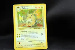 Pokemon TCG Raichu Fossil 14/62 Holo Rare 90 HP Stage 1 1999 Vintage Card - Image 1