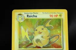 Pokemon TCG Raichu Fossil 14/62 Holo Rare 90 HP Stage 1 1999 Vintage Card - Image 2