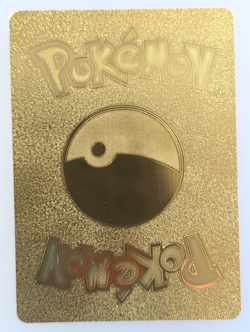 Pokemon Charizard 120hp Gold Foil Fan Art Collector Card TCG - Image 2