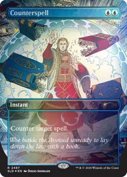 🌟 Counterspell PRESALE FOIL MTG D&D Roll for Initiative Secret Lair 🌟 - Image 1