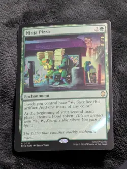 x1 Ninja Pizza - Surge Foil R MTG Commander: Teenage Mutant Ninja Turtles M/NM, - Image 1