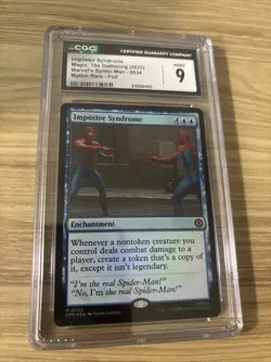 Mtg Spider-Man Imposter Syndrome Mythic Rare Foil CGC 9 Mint - Image 1