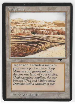 Strip Mine Antiquities MTG English Uneven Horizon Magic the Gathering - Image 1