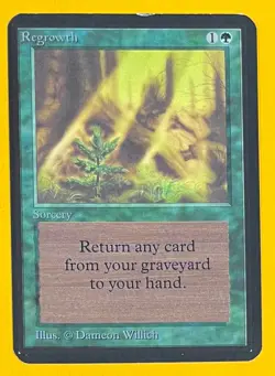 MTG REGROWTH Alpha (OldManMTG 008-185) - Image 1