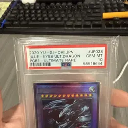 Blue-Eyes Ultimate Dragon PGB1-JP028 Ultimate Rare Japanese Yugioh PSA 10 Gem - Image 2