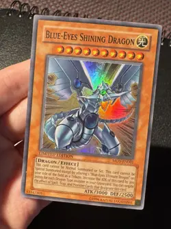 Yugioh: Blue Eyes Shining Dragon MOV-EN001 NM - Image 3