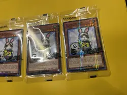 3x Yugioh Rescue Rabbit Neymar Jr Sealed Promo EFC1-EN001 E Football - Image 2