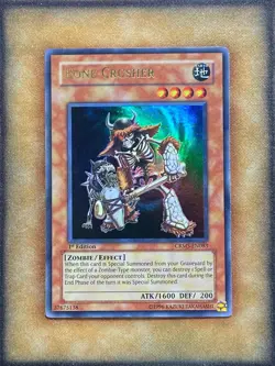 Yugioh Bone Crusher CRMS-EN083 Ultra Rare 1st Ed NM - Image 1