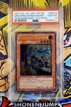 Yu-Gi-Oh! GRAVEKEEPER'S COMMANDANT 1st Ed FOTB-EN015 PSA 10 Ultimate Rare GEM... - Image 1