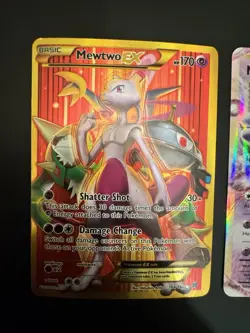 Pokemon Mewtwo EX 164 & 52 Holo Cards Lot of 2 2015-16 English - Image 2