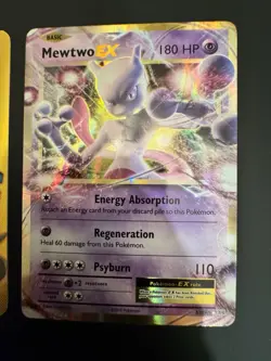 Pokemon Mewtwo EX 164 & 52 Holo Cards Lot of 2 2015-16 English - Image 3
