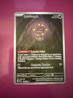 Spiritomb 148/132 Full Art NM/M Mega Evolution Pokemon Card - Image 1