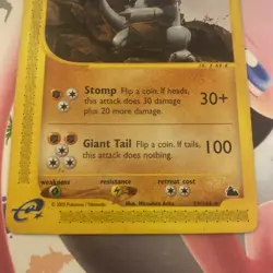 Pokemon Card - Rhydon - Skyridge - Non-Holo Rare - 29/144 - Image 2