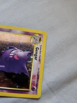 1999 Holo Gengar 5/62 Fossil Set Pokemon Card: Excellent Condition - Image 3