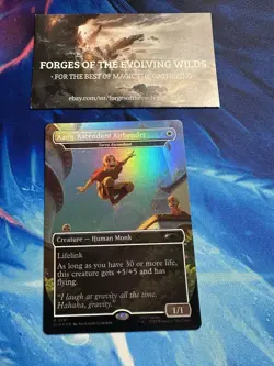 Aang, Ascendant Airbender Serra Foil Avatar: The Last Airbender Secret Lair - Image 1