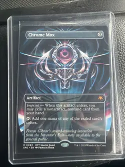 Chrome Mox FOIL BORDERLESS Special Guests Magic MTG NM - Image 1