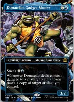 Donatello, Gadget Master (Borderless) R Teenage Mutant Ninja Turtles 212 NM - Image 1