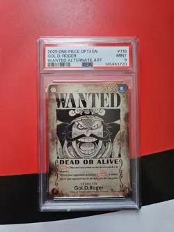 One Piece TCG Gol.D.Roger Wanted Poster OP09-118 SP - Image 1
