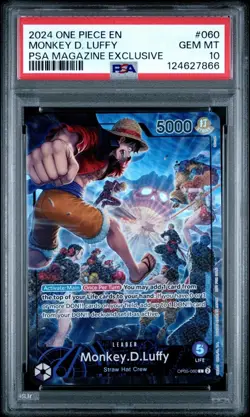 PSA 10 One Piece Magazine Sequential Promo Set Monkey D Luffy Boa Hancock Shanks - Image 2
