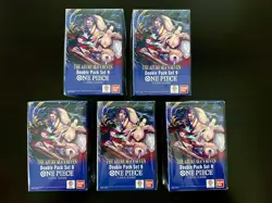 (5) ONE PIECE TCG OP-14 The Azure Sea’s Seven DP-09 Double Pack Set - Image 1