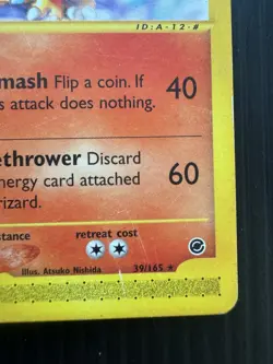 Pokemon 2002 Charizard Expeditions Non-Holo Card 39/165 - Image 5