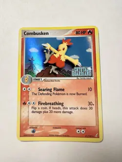 Combusken 31/100 Ex Crystal Guardians Reverse Holo Foil Stamped Pokemon Card LP - Image 1