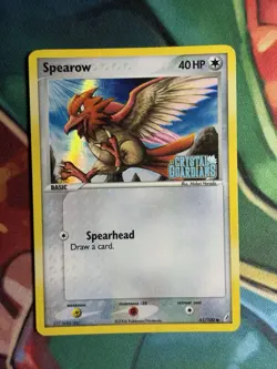 Spearow 61/100 Ex Crystal Guardians Reverse Holo Stamped Pokemon Card 2006 LP - Image 2