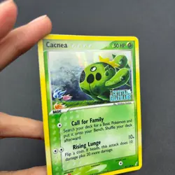 Cacnea 47/100 Reverse Holo EX Crystal Guardians Stamped Pokemon Card 2006 - Image 2