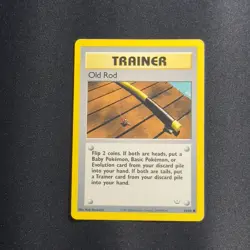 OLD ROD Trainer - Neo Revelation Set 64/64 Common Pokemon Card Lp English - Image 1