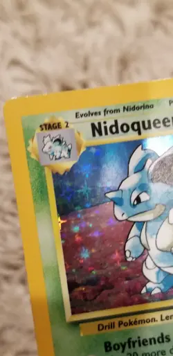 Nidoqueen 7/64 Holo Rare Pokemon card Evolution Near Mint Condition - Image 5