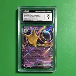 Pokemon TCG CGC 9 Alakazam ex Sv2a Pokemon Card 151 065/165 Holo Japanese - Image 1