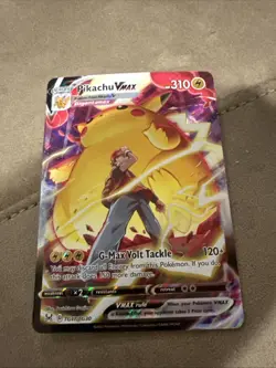 Pikachu VMAX TG17/TG30 Lost Origin Trainer Gallery Pokemon Trading Card TCG A - Image 1