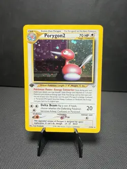 Porygon2 12/64 Neo Revelation 1st Edition Pokemon Card NM- - Image 1