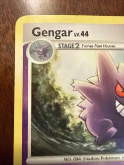 Pokemon Gengar 16/99 2009 Stage 2 110 HP 60 Attack Regular Card LP - Image 2
