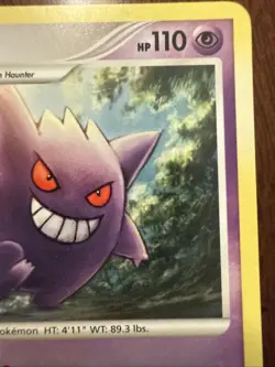 Pokemon Gengar 16/99 2009 Stage 2 110 HP 60 Attack Regular Card LP - Image 3