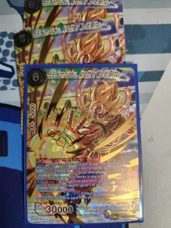 1x Dragon Ball Super Card Game SS Son Goku Another World Blitz SPR Foil Card - Image 1
