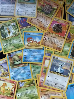 Vintage Pokemon Cards Bundle x 100 including base set 1999 WOTC - Image 3