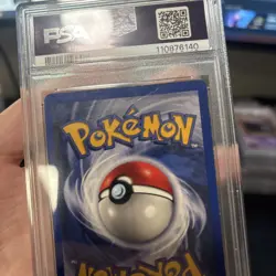 Pikachu Red Cheeks Base Set Shadowless Card 058/102 PSA 1 - Image 4