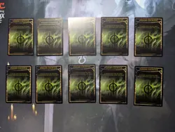 MTG Set of Ten Poison Counters Tokens - Light Played. Magic The Gathering Lot 2 - Image 1