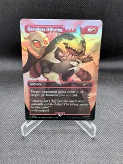 MTG: Harmless Offering - Secret Lair Drop (Deadpool) Borderless Foil Rare #0868 - Image 1