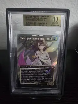 BGS 10 Pristine Yuna, Grand Summoner MTG Final Fantasy Surge Foil 0216 - Image 1