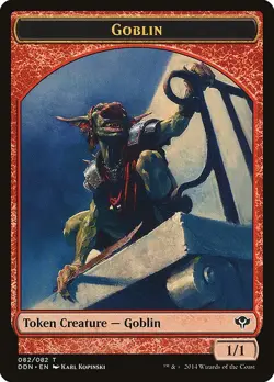 Goblin - 082/082 - Token - Duel Decks: Speed vs. Cunning - Magic - MTG - Image 1