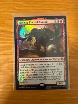 Moraug, Fury of Akoum - Zendikar Rising ZNR - MTG Foil - Image 1