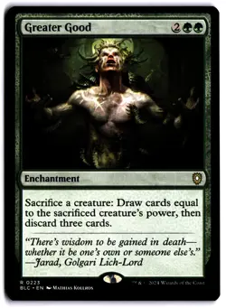 Greater Good NM BLC Commander: Bloomburrow MTG - Image 1