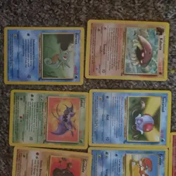 Pokemon TCG x 9 Bundle Fossil Set 1999 Vintage WOTC - Image 2