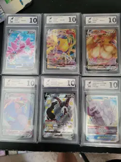 12 x ENGLISH POKEMON CARD BUNDLE - ULTRA RARE/DOUBLE RARE - RKT GRADED - Image 1