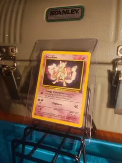 Pokemon Mewtwo Black Star Promo Card Wizards 3.0 WOTC - Image 1