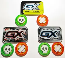 Pokemon GX Tag Team Damage Burn Poison Marker Lot Of 3 Acrilyc Sets - Image 1